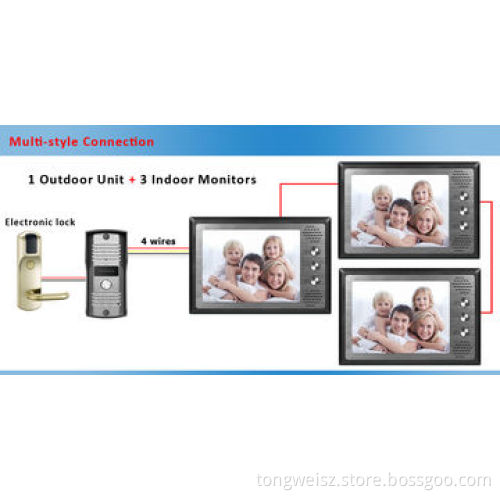 Security System, 8-inch TFT High Resolution Screen, 700TVL CMOS Camera, from China FactoryNew